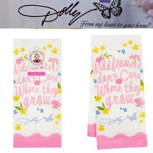 Dolly Parton "Wildflowers Don't Care Where They Grow", Kitchen   Towel